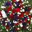 Floral tribute wreath